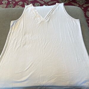 Aokosor Size Large Peach Color Stretch Tank Top (TD)